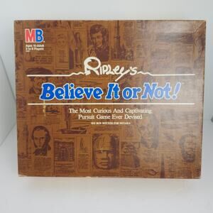 Ripley's Believe It Or Not Board Game 1984 Milton Bradley Complete 10+